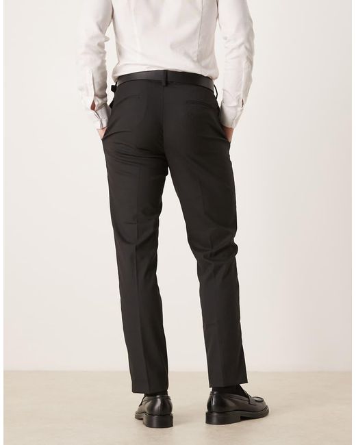 ASOS Black Smart Slim Pants for men