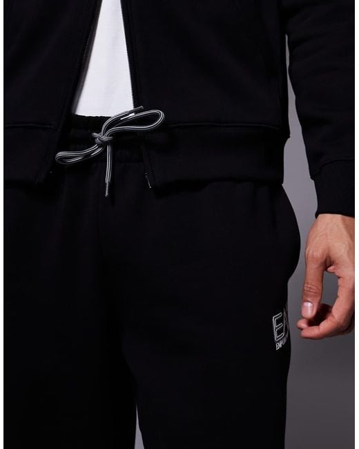 EA7 Blue Armani Train Visability Tracksuit Set for men