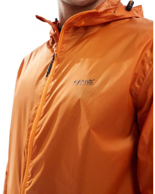 Regatta Orange Pack-It Iii Waterproof Jacket for men