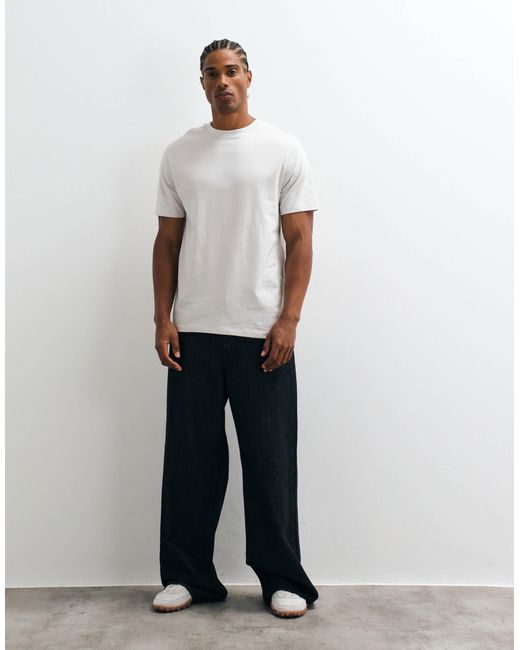ASOS – basic-t-shirt in White für Herren