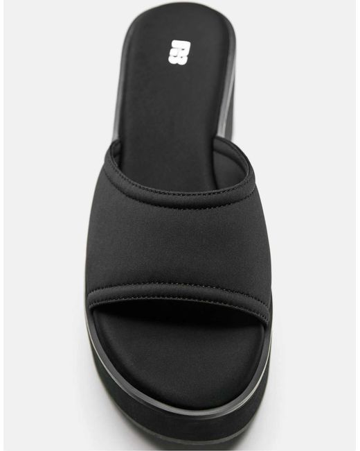 Pull&Bear Black – pantoletten