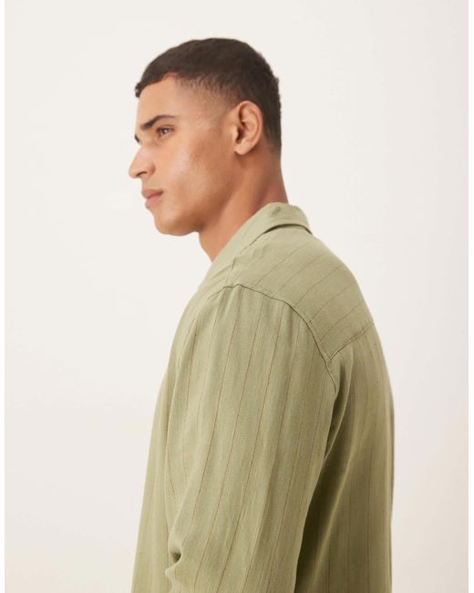 ASOS – relaxed fit hemd in Green für Herren
