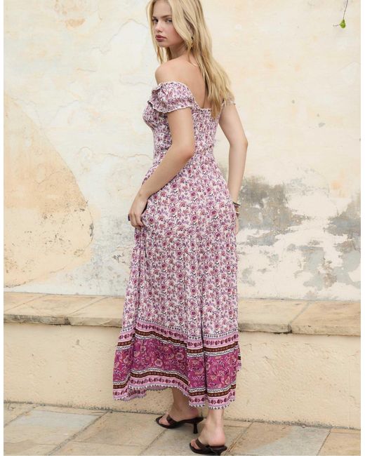 Stradivarius Pink – fließendes, lang geschnittenes kleid