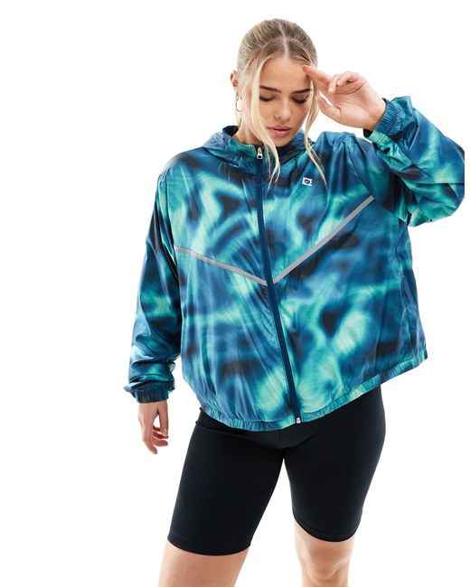 Nike Blue Icon Clash Woven Print Jacket