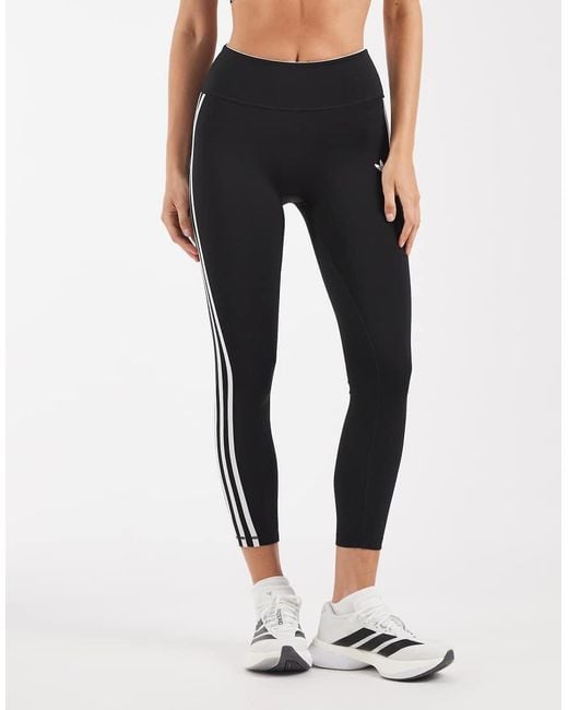 Adidas Originals White Adidas Originals Sport Superstar 7/8 leggings
