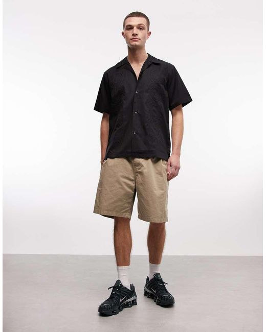 Carhartt Black Signet Printed Shirt for men