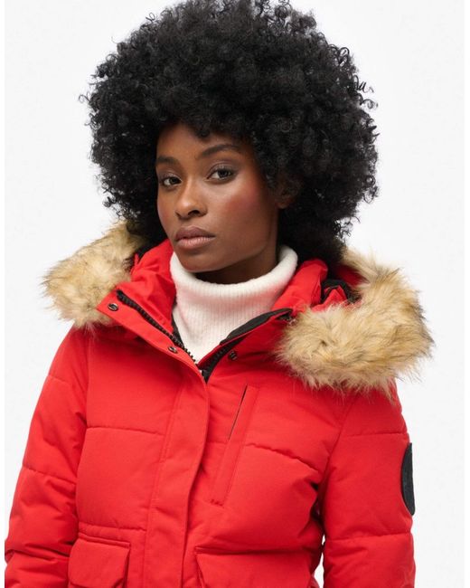 Superdry Red – everest – bomberjacke