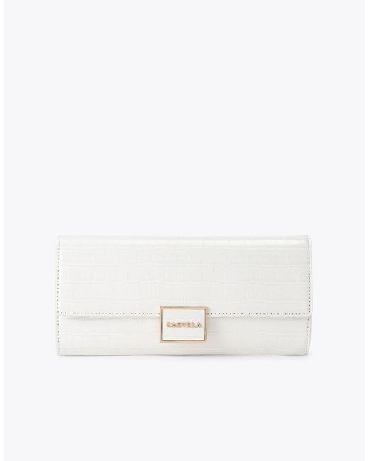 Carvela Kurt Geiger White Jessica Clutch