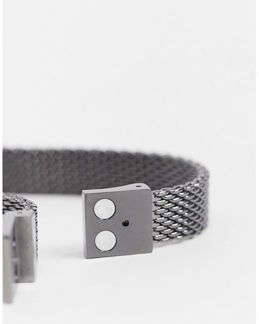 hugo boss metal mesh bracelet