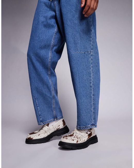 Steve Madden Blue Chunky Loafers for men