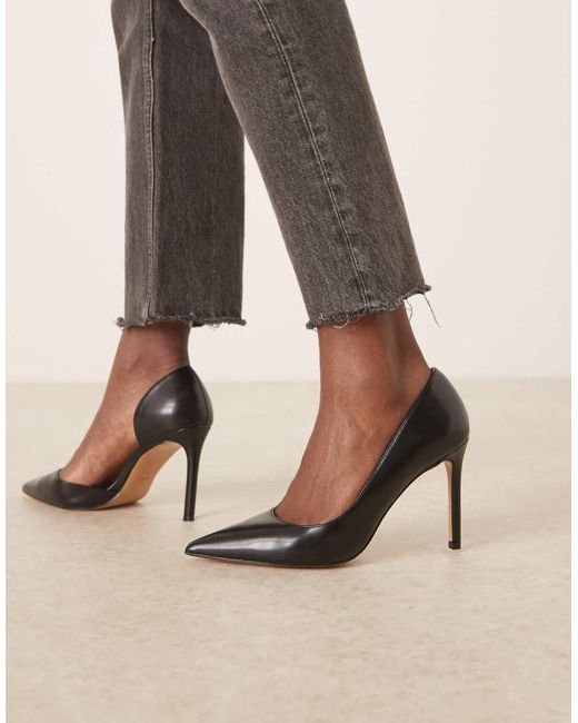 Mango Natural Classic Pointed Heels