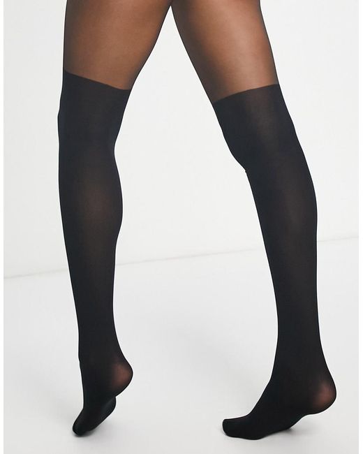 Vero Moda Black Stocking Illusion Tights