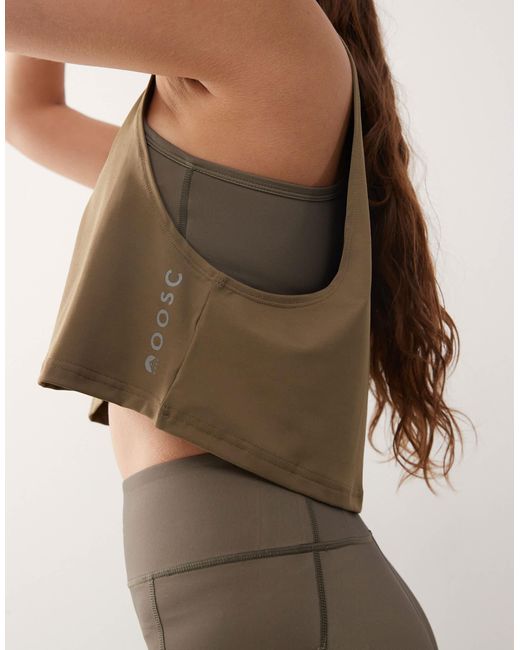 OOSC Green – infinite – cropped tanktop