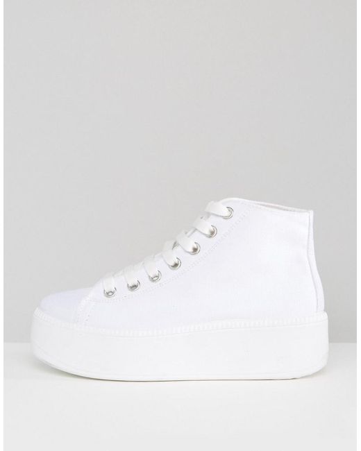 asos dewy chunky high tops