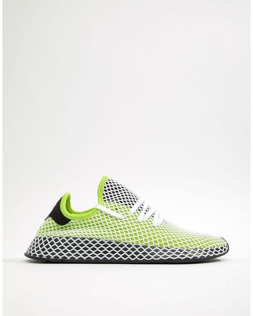 adidas Originals Deerupt Runner Trainers In Green B27779 for Men - Save 19%  | Lyst