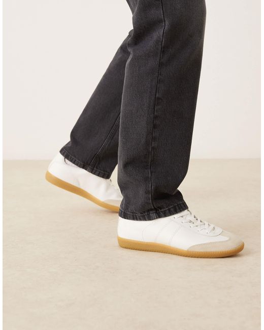 ARKET – sneaker aus hochwertigem leder in Black für Herren