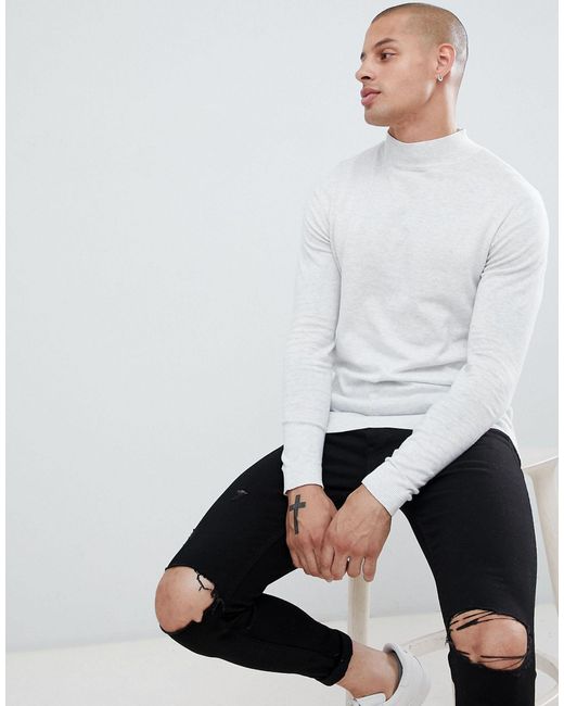 muscle fit turtleneck