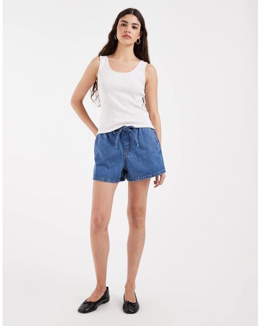 Levi's White Sweetie Striped Tee With Bow