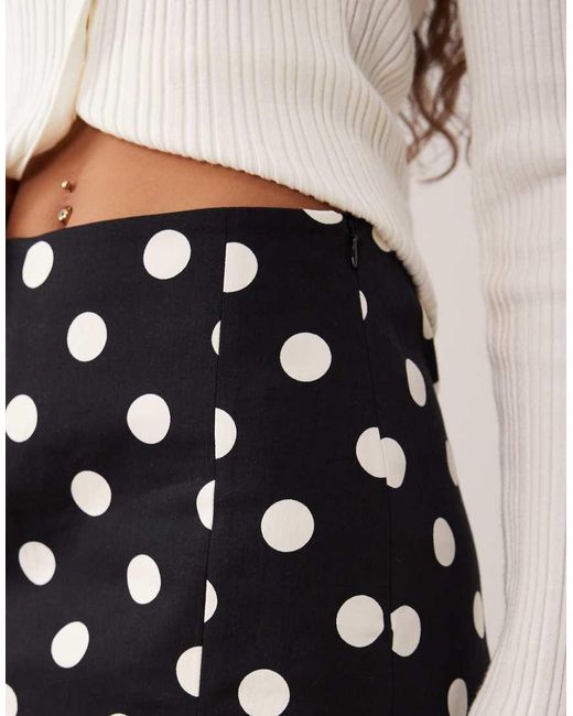 ASOS White Pelmet Mini Skort