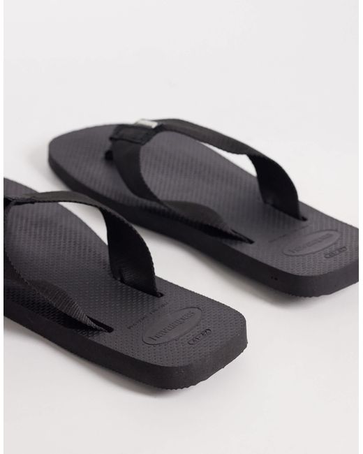 Havaianas Black Urban Basics Flip Flops for men