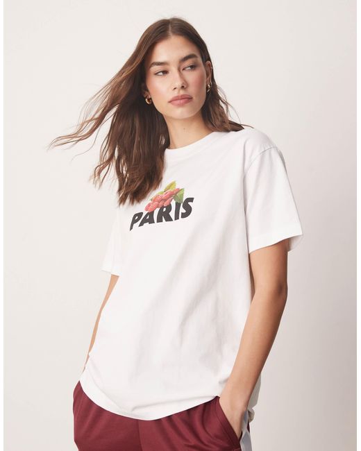 Abercrombie & Fitch Red – kurzärmliges t-shirt