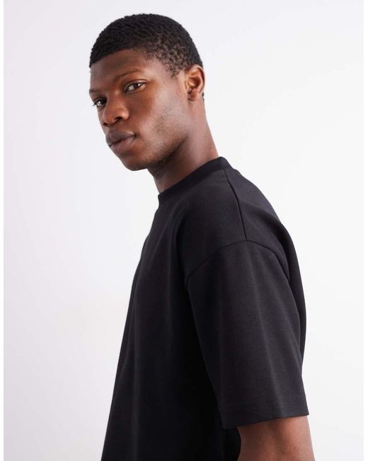 ASOS Black Heavyweight Oversized T-shirt for men