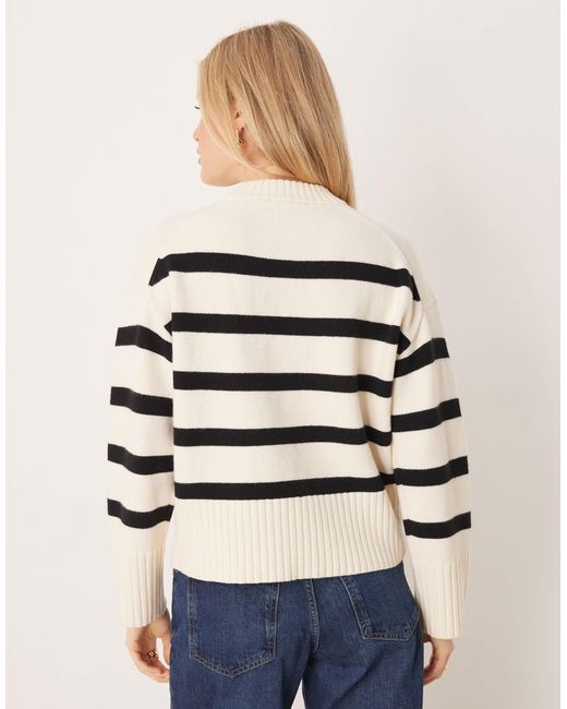Mango Natural – gestreifter pullover