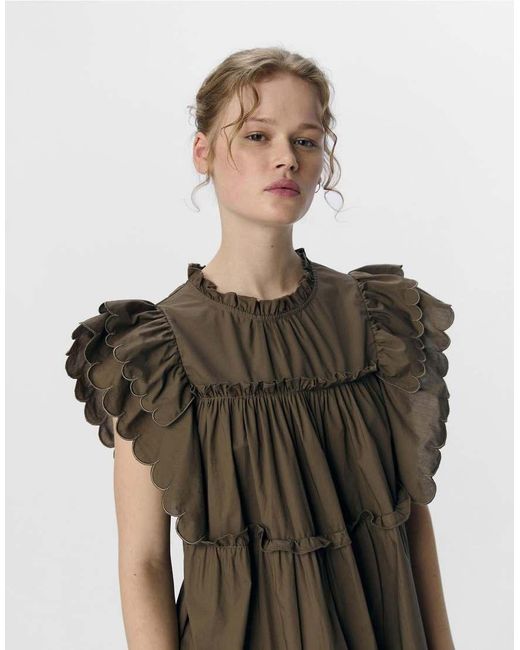 Object Mini-Jurk in het Brown