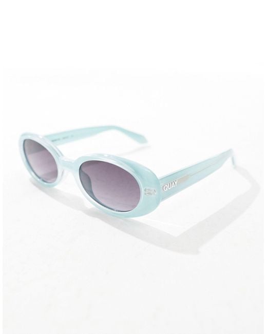 Quay Brown Quay – felt cute – ovale sonnenbrille