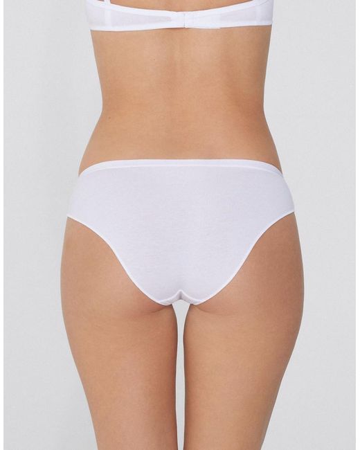 Tezenis White Cotton Knickers