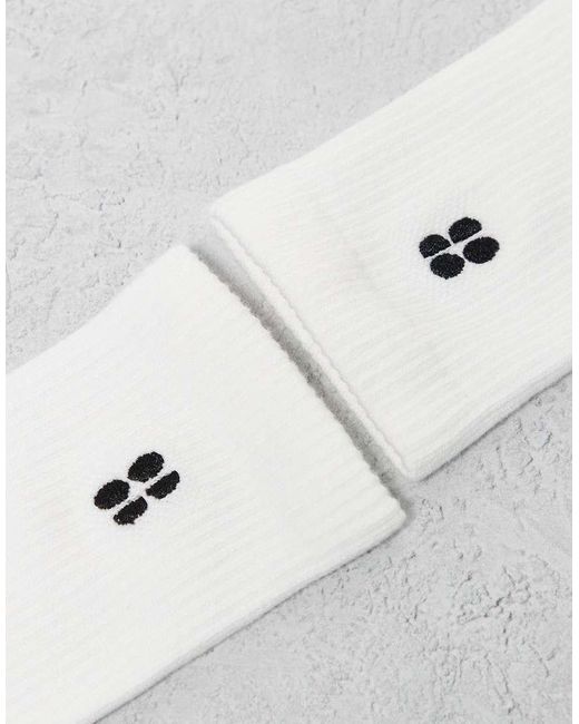 Sweaty Betty White Essentials Crew Socks 3 Pack