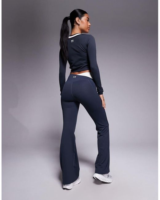 P.E Nation Blue Wander Flare leggings