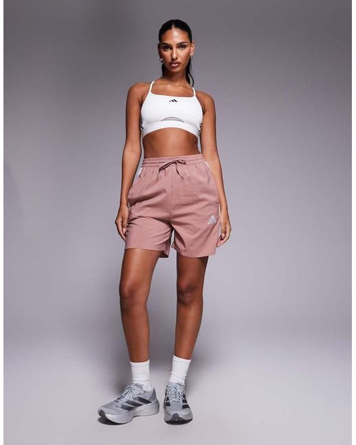 Adidas Originals White Adidas Training Hyperglam Bralette