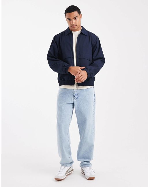 Farah – tyler – jacke aus baumwolle in Blue für Herren