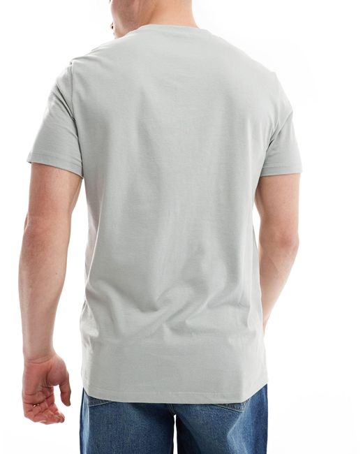 ASOS Blue 3 Pack Crew Neck Short Sleeved T-shirts for men