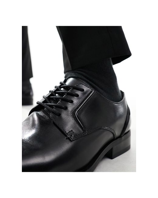 Schuh – reilly – derby-e aus em leder in Black für Herren