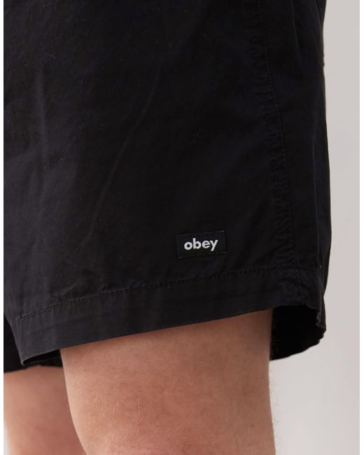 Obey – easy gravel – wander-shorts in Natural für Herren