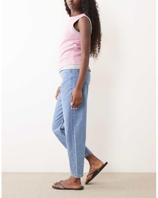 JJ Rebel Blue Kim Mom Fit Jeans