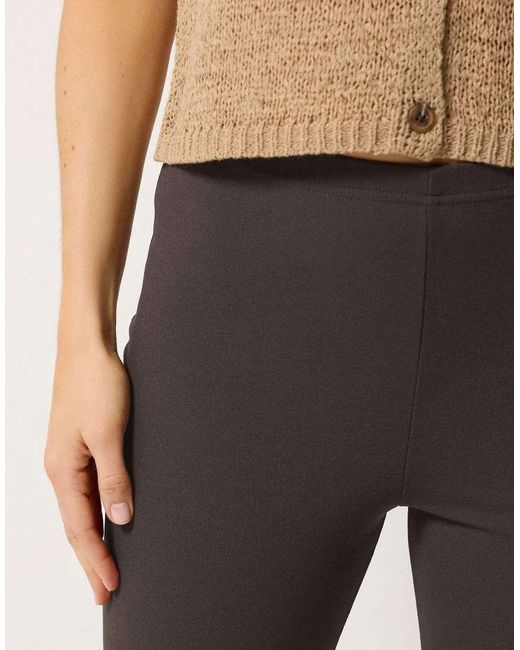 Long Tall Sally Natural Flared Trousers
