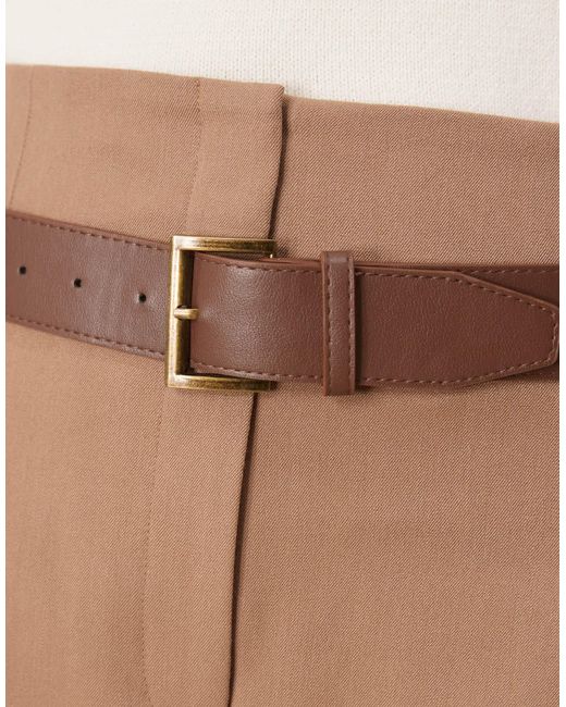 ASOS Natural Tall – elegante shorts