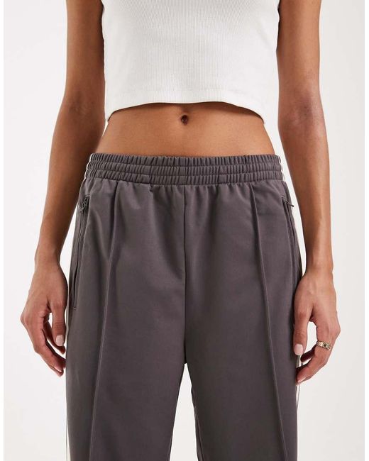 Adidas Originals Gray Firebird Loose Track Pants