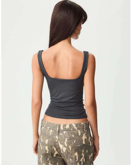Stradivarius Gray – tanktop