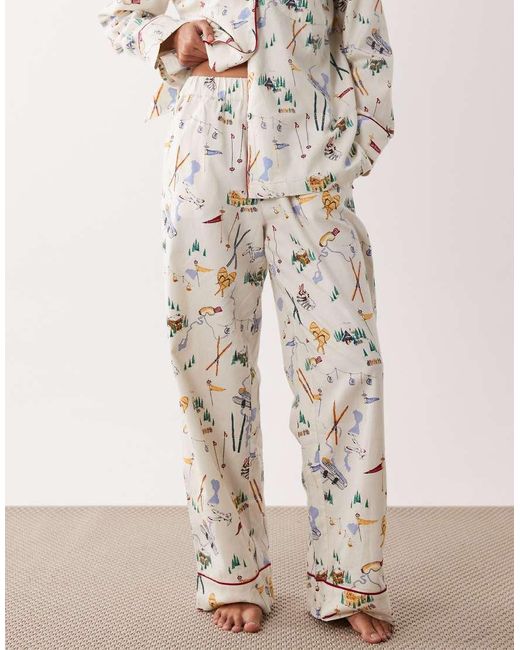 Polo Ralph Lauren White Madison Pyjama Set