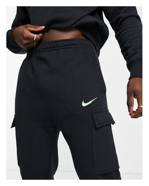 Nike Zig Zag Logo Fleece Cargo joggers 