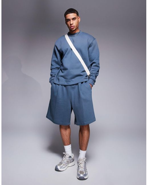 Short bermuda d'ensemble ASOS pour homme en coloris Blue