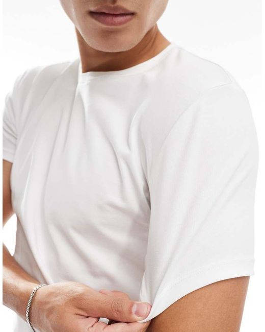 SELECTED Blue 3 Pack T-shirts for men