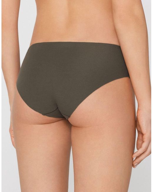 Tezenis Green Seamless Cotton Knickers