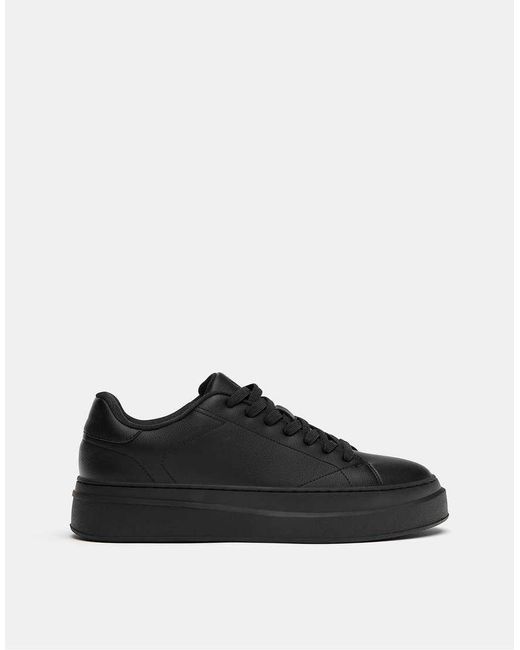 Pull&Bear Black Chunky Trainers for men