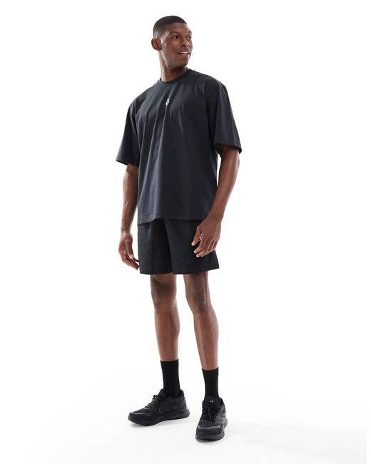 Adidas Originals Blue Adidas Training Power Oversize Tee for men
