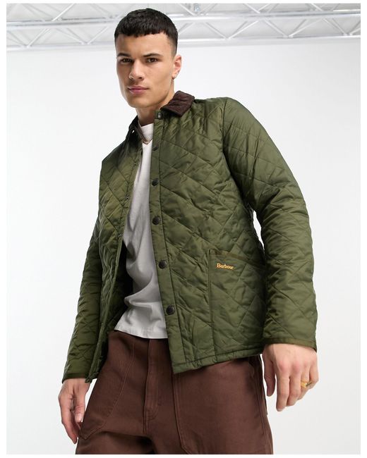 Barbour Heritage Liddesdale Quilted Jacket in Green for Men | Lyst UK